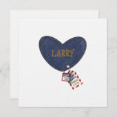 Invitation Électricien Lockout Tagout Heart (Devant / Derrière)