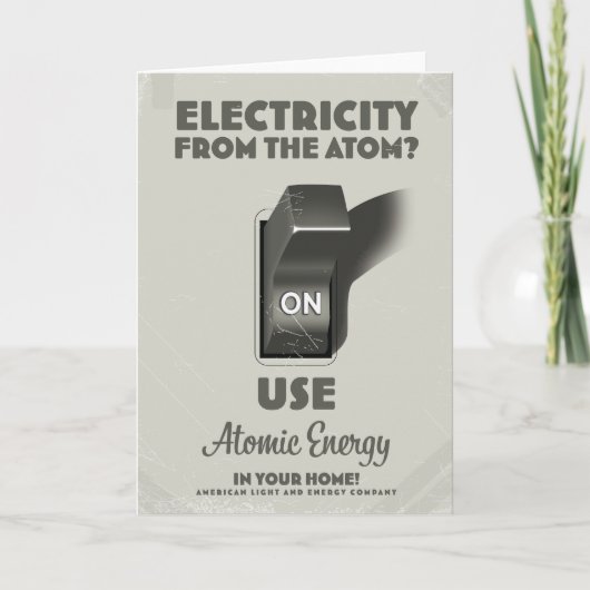Invitation Électricité de l'atome (Devant)
