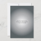 Invitation Elégance baroque Silver Corporate Fête (Dos)