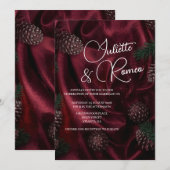 Invitation Élégance Bourguignonne  (Devant / Derrière)