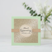 Invitation Elégance de la Cravate noire, Quinceanera à la crè (Debout devant)