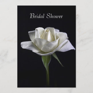 Invitation Élégance en Fête des mariées blanche