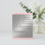 Invitation Élégance en noir et blanc, Cartons d'invitation de (Debout devant)