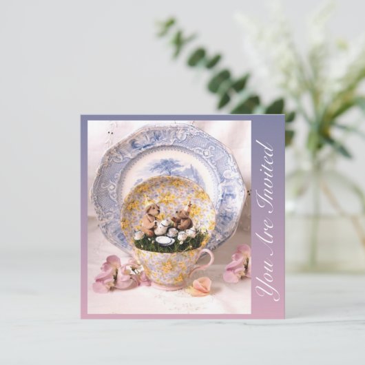 Invitation Élégance fantasque (Debout devant)