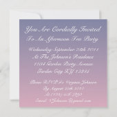 Invitation Élégance fantasque (Dos)