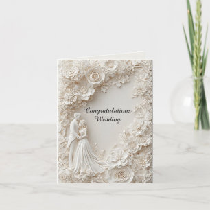 Invitation 💍 Élégance Florale de Mariage pour une Romance Ét