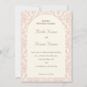 Invitation Élégance floue (Devant)