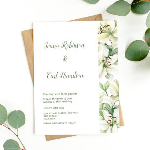 Invitation Élégance LILY Blossom