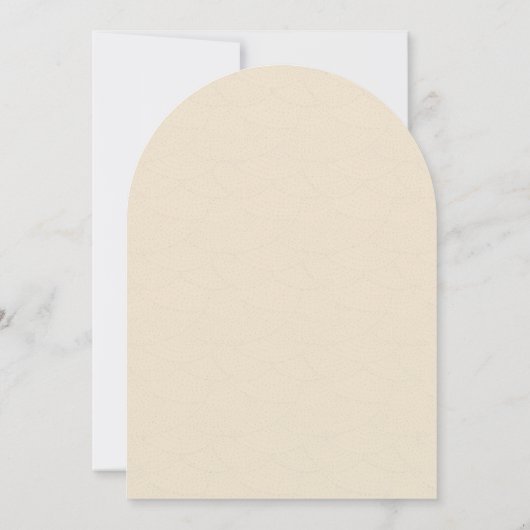 Invitation Élégance moderne de l'arc | Menu de mariage (Dos)