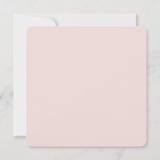 Invitation Élégance moderne filles Baptême (Dos)