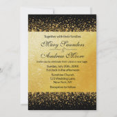 Invitation Élégance or pur (Dos)