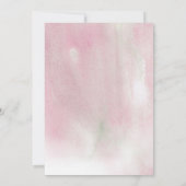 Invitation Elegance Pastel Rustic Rose & Mariage Eucalyptus (Dos)