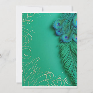 Invitation Élégance Peacock dévoilée