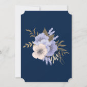 Invitation Élégance Simple de Mariage (Dos)