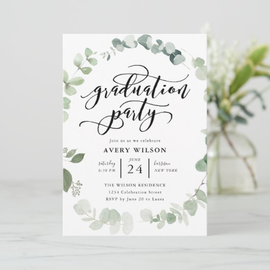 Invitation Élégant (Debout devant)