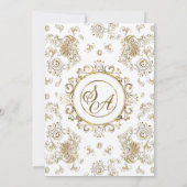 Invitation Élégant 10e Anniversaire (Dos)