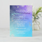 Invitation Elégant 15e anniversaire Quinceañera (Debout devant)