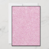 Invitation Elegant 18th Birthday Pink Glitter Debut (Dos)
