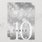 Invitation Élégant 25e anniversaire de Mariage d'argent (Devant / Derrière)