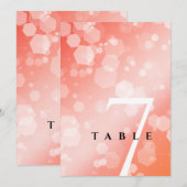 Invitation Élégant 35e anniversaire de Mariage corallien (Devant / Derrière)