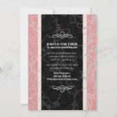Invitation Élégant 37e anniversaire du Mariage Alabaster (Dos)