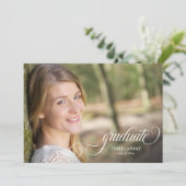 Invitation Elégant 3 Photo Calligraphie Gradugraphie Invitati (Debout devant)