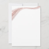 Invitation Elegant 50 and Fabulous Rose Gold Birthday (Dos)