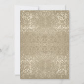 Invitation Élégant 50e anniversaire (Dos)