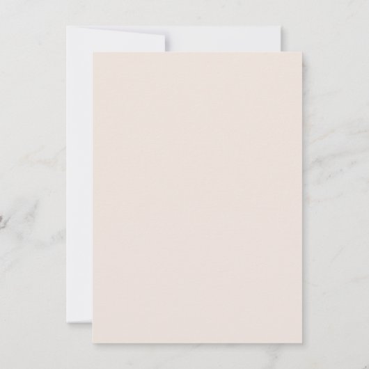 Invitation Élégant 50e anniversaire de Mariage rose (Dos)