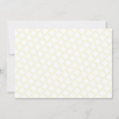 Invitation Élégant 55e anniversaire de fête Vin or Blanc Boke (Dos)