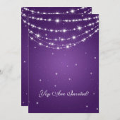 Invitation Élégant 60e anniversaire de fête Chaîne d'éclabous (Devant / Derrière)