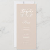 Invitation Elégant 70e Anniversaire Menu Champagne (Devant)