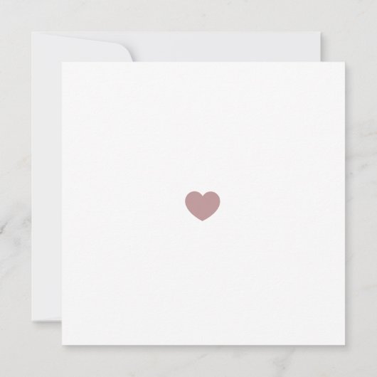 Invitation Élégant à Dernier Dusty Rose Sage Enregistrer la d (Dos)