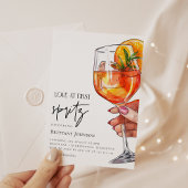 Invitation Elégant Amour Moderne à la Fête des mariées First 