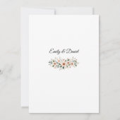 Invitation Elegant Anemone Wildflower Botanical Wedding (Dos)