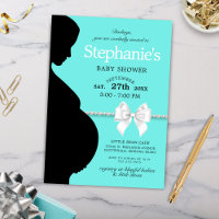 Elégant Aqua Glam Tiffany Baby shower à thème