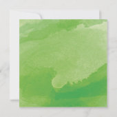 Invitation Elégant Aquarelle Baptême/Invitation Christening (Dos)