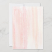 Invitation Elégant Aquarelle bonjoor Baby shower (Dos)