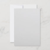 Invitation Elégant Aquarelle Fleurs Orchidées Mariage (Dos)