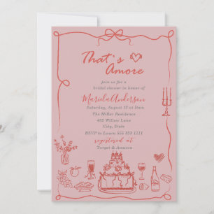 Invitation Elégant aquarelle main dessiné Doodles avec invita