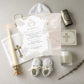 Invitation Elégant Aquarelle moderne Beige Ailes AnInvitation