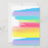 Invitation Elégant arc-en-ciel moderne LGBT Mariage Couples D (Dos)