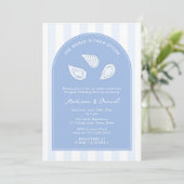 Invitation Elegant Arch Oyster Roast Couples Wedding Shower (Debout devant)