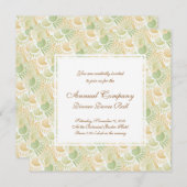 Invitation Élégant Art Déco Années folles Miami Chic (Devant / Derrière)