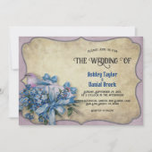 Invitation Elégant Art Déco Eucalyptus Classic Rustic Mariage (Devant)