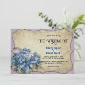 Invitation Elégant Art Déco Eucalyptus Classic Rustic Mariage (Debout devant)