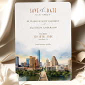 Invitation Elegant Austin, Texas Save-the-Date