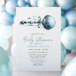 Invitation Elégant Baby shower Bébé Bébé Rattle Boy<br><div class="desc">Invités Invitations pour célébrer l'arrivée prochaine d'un bébé garçon avec cette Elegant Blue Baby Rattle Boy Baby shower Invitation. Avec son style classique et vintage, sa couleur bleue apaisante et ses détails ornés, cette invitation respire le raffinement et le charme. Parfait pour un baby shower raffiné, ce design s'inscrit dans...</div>