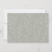 Invitation Élégant Baby shower d'animaux forestiers (Dos)