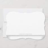 Invitation Élégant Baby shower de fille jumelle rose (Dos)